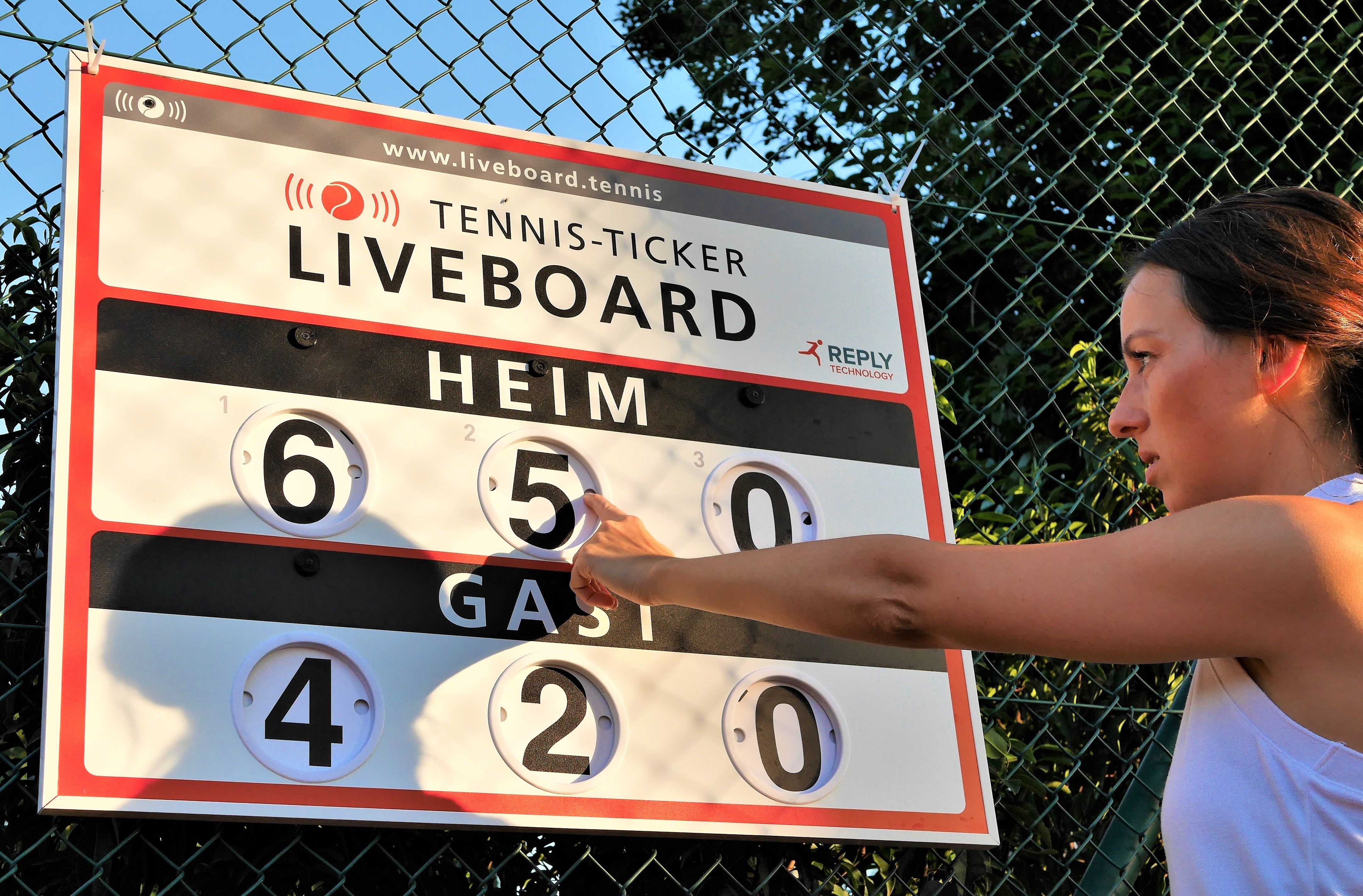 Tennis-Ticker Live Boards